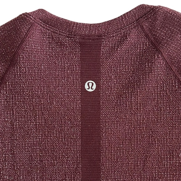 NWT Lululemon 2024 Swiftly Tech Long Sleeve 2.0 Race Parallel Texture Garnet 6 - Picture 11 of 12